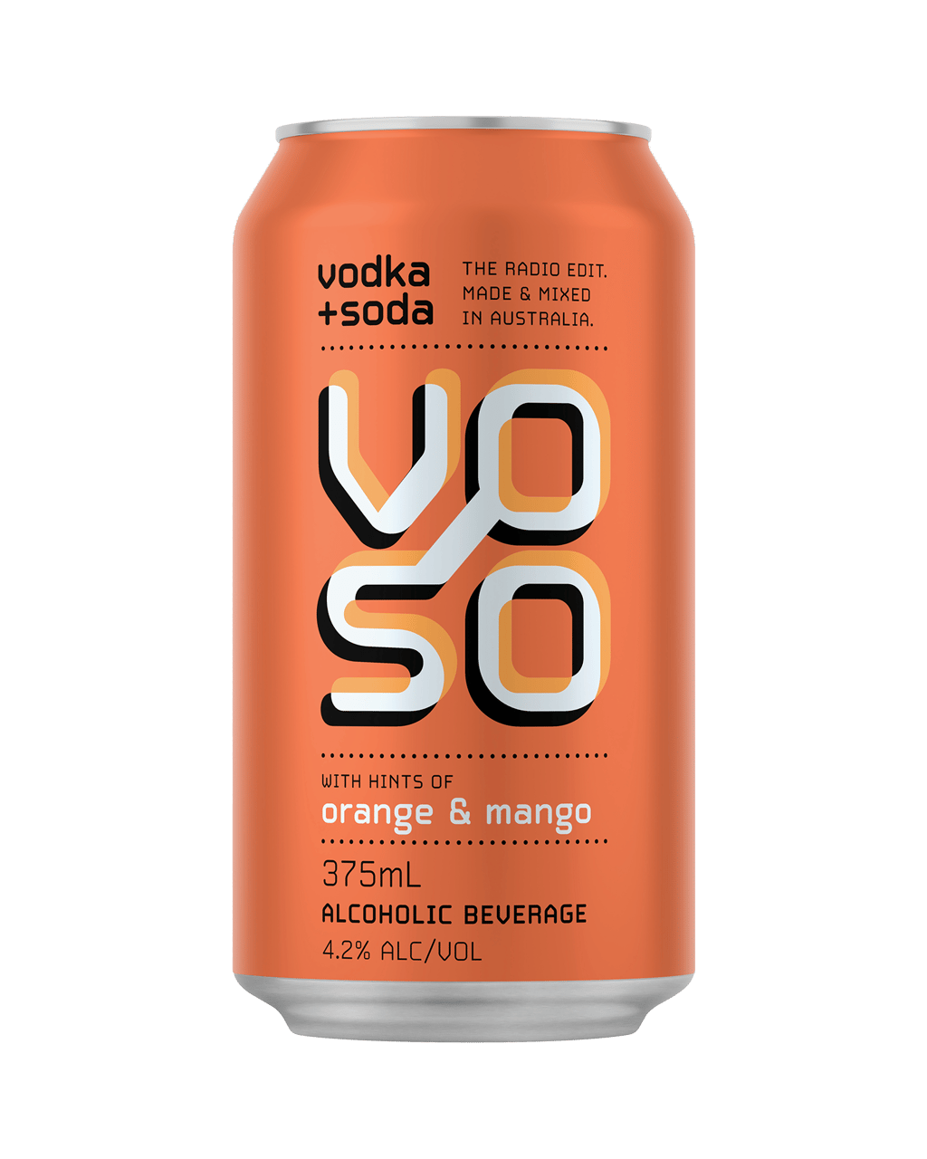 Image - Vodka + Soda Orange & Mango by Voso