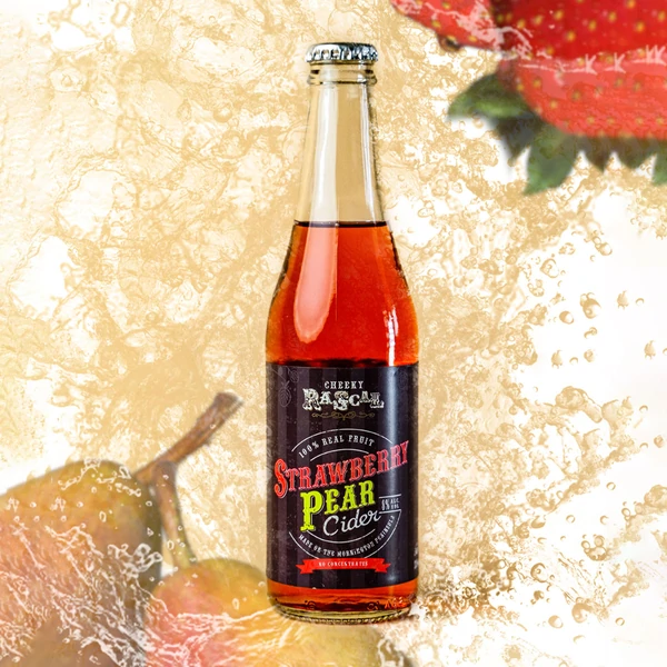 Image - Strawberry & Pear by Cheeky Rascal Cider