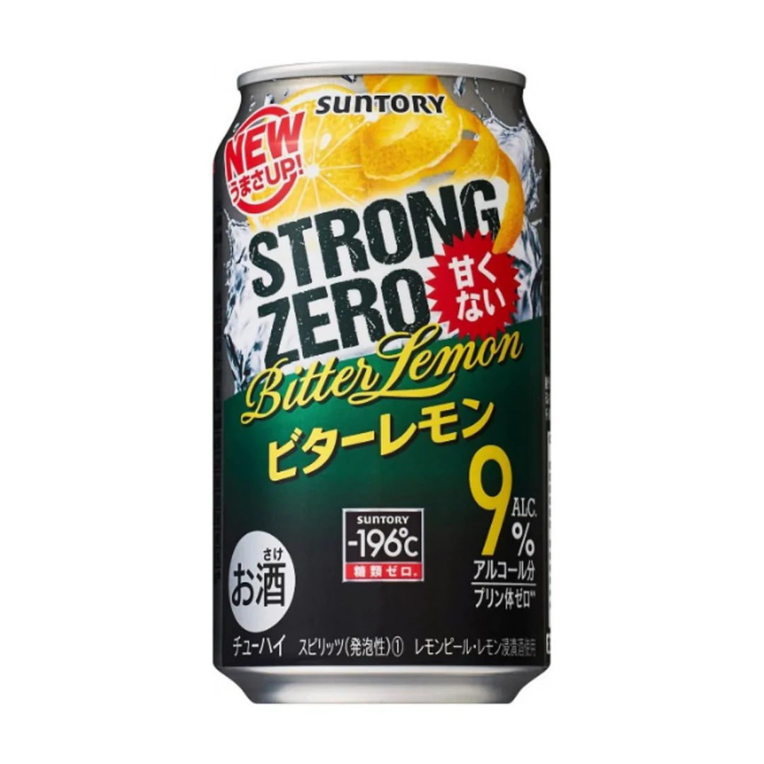 Image - Strong Zero Bitter Lemon by Suntory