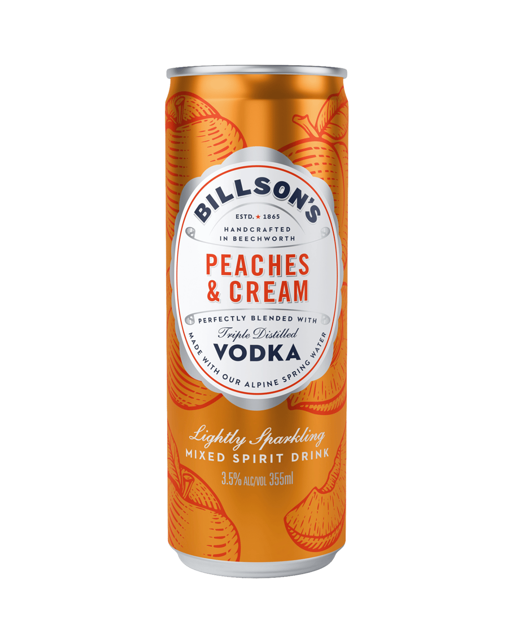 Image - Vodka Peaches & Cream by Billson's