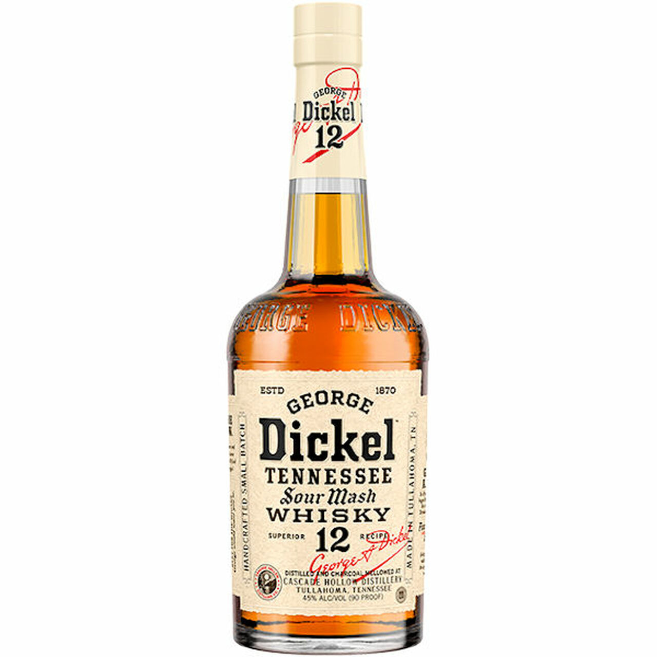 Image - No.12 Tennessee Sour Mash Whisky by George Dickel Whisky